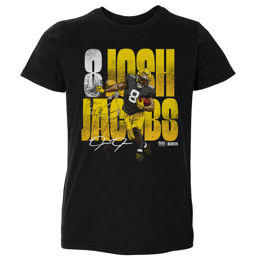 Josh Jacobs Green Bay Stiff Arm WHT