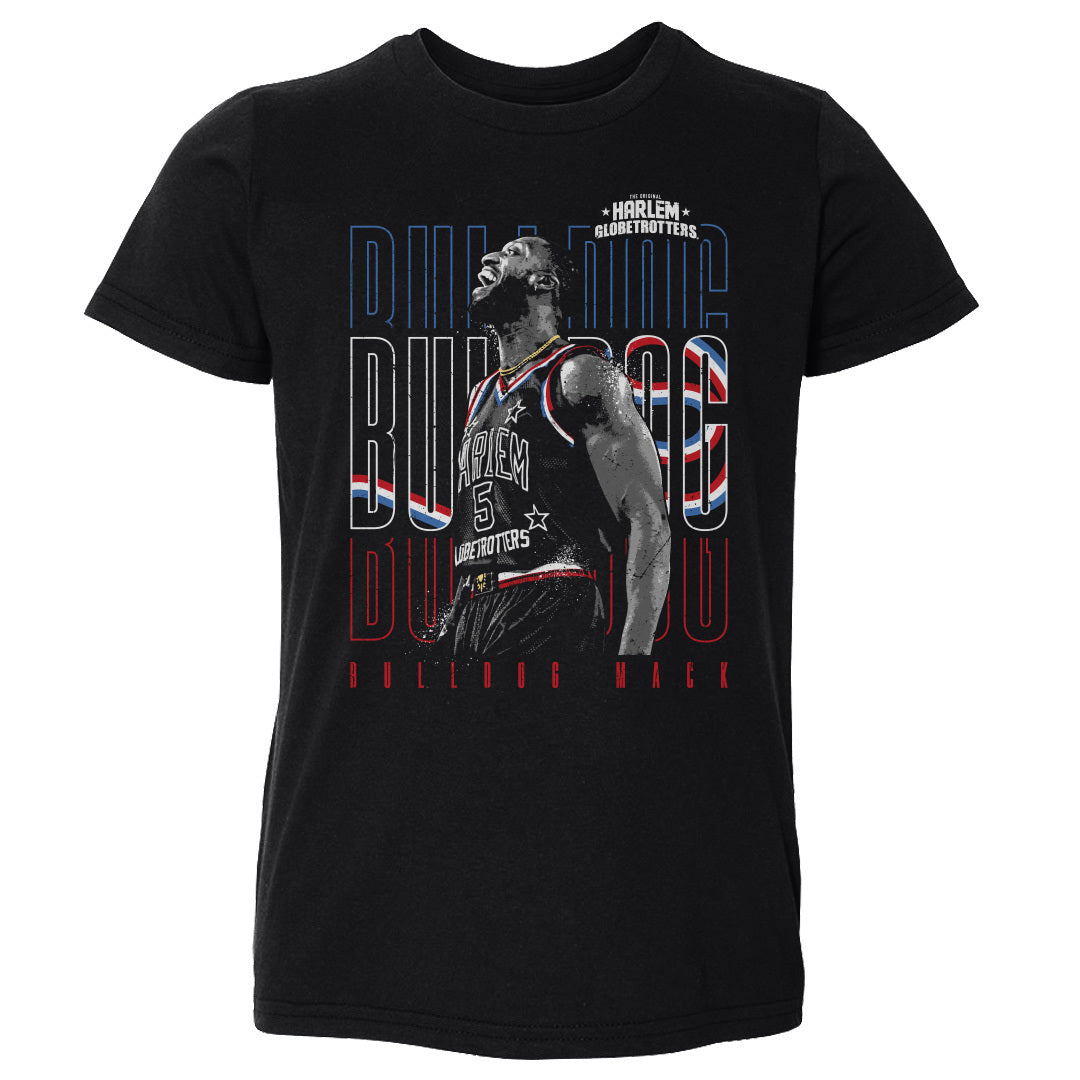 Bulldog Mack Harlem Globetrotters Outline Repeat WHT