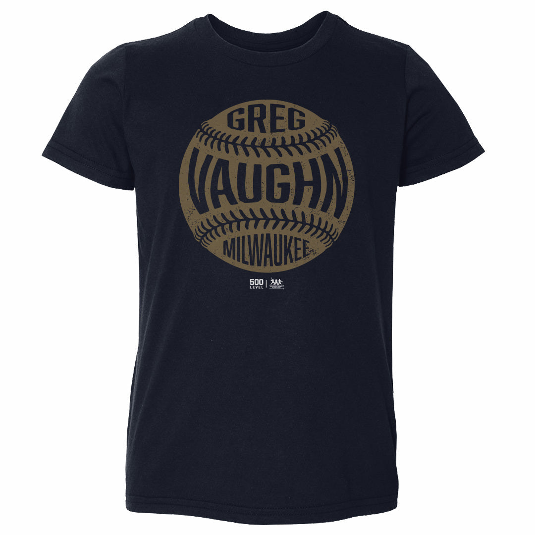 Greg Vaughn Milwaukee Vintage Baseball WHT