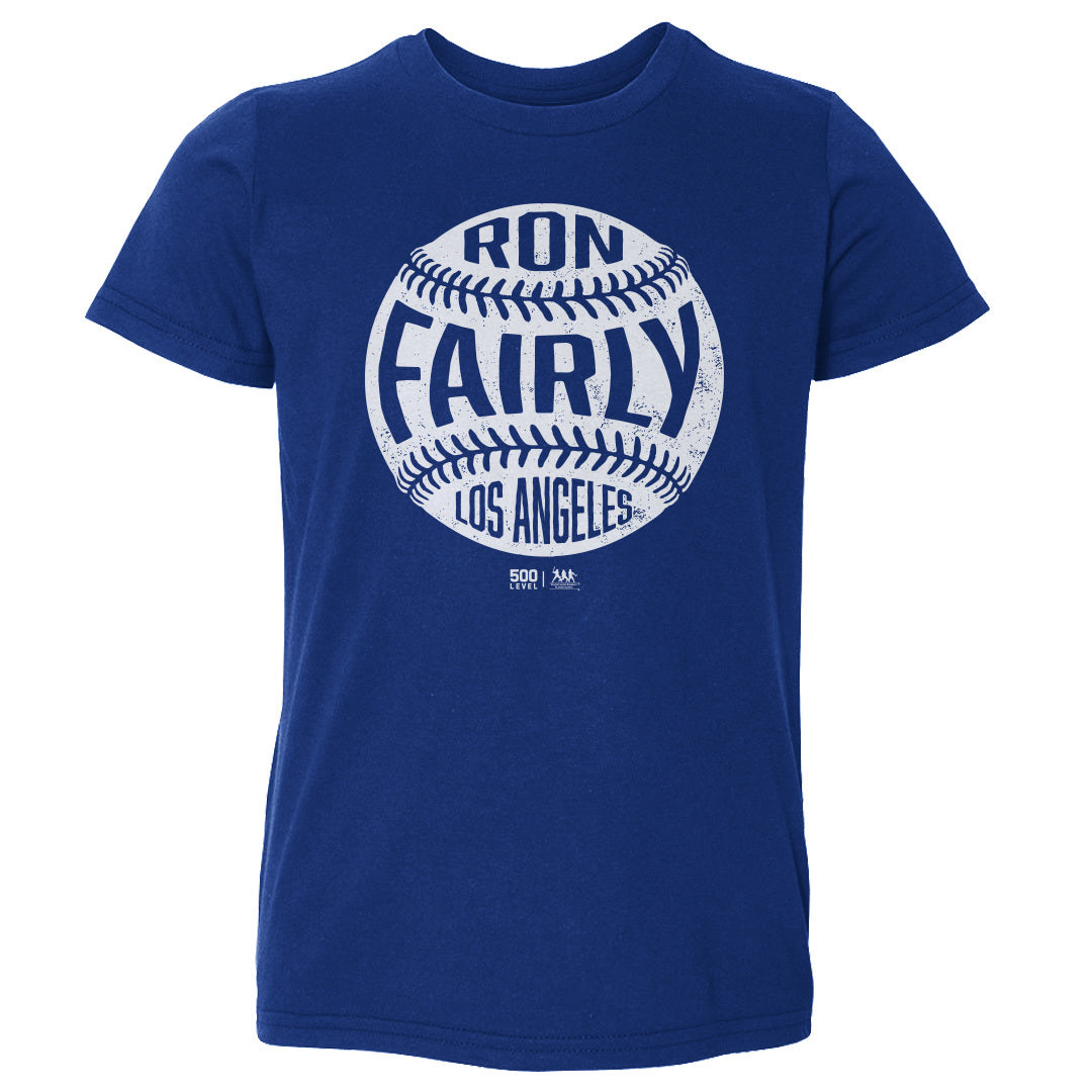 Ron Fairly Los Angeles D Vintage Baseball WHT