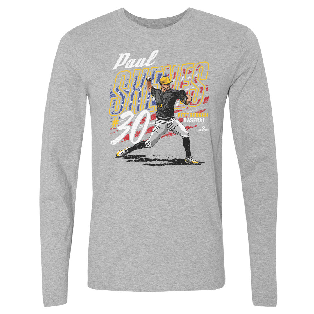 Paul Skenes Pittsburgh American Flag WHT