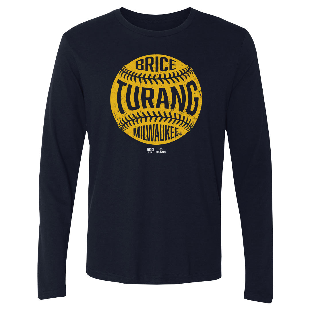 Brice Turang Milwaukee Vintage Baseball WHT