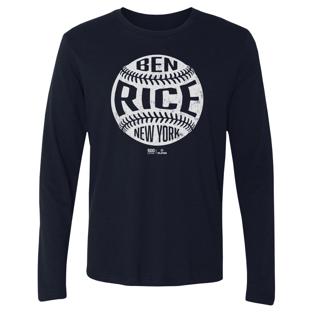Ben Rice New York Y Vintage Baseball WHT
