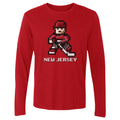 New Jersey Hockey 8-bit WHT