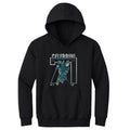 Macklin Celebrini San Jose Number Outline WHT