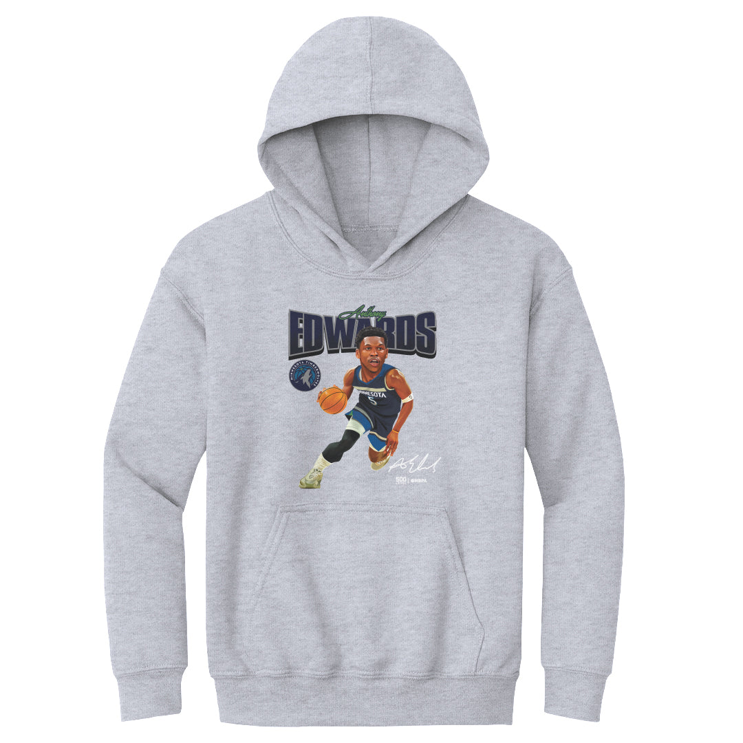 Anthony Edwards Minnesota Timberwolves Caricature WHT