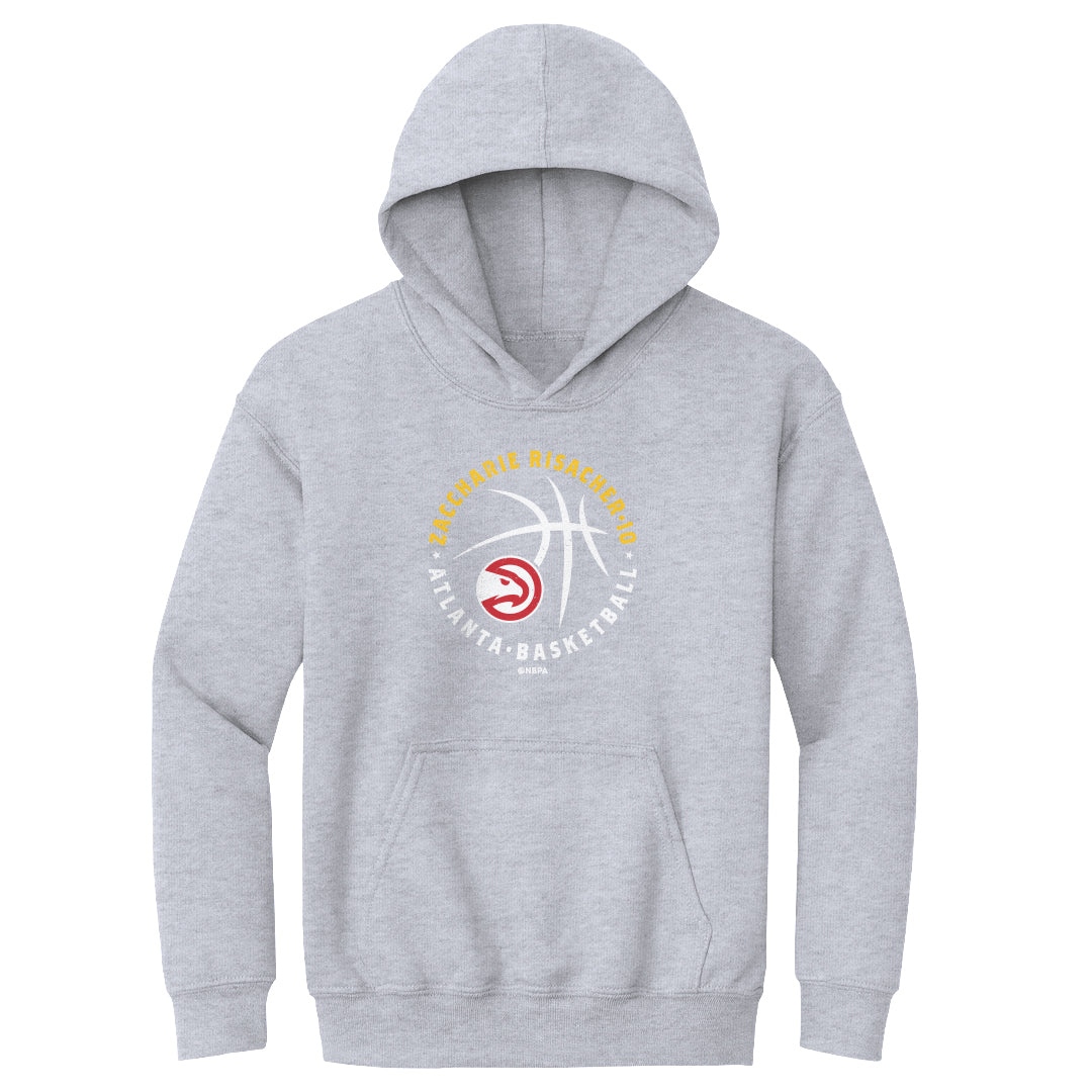 Zaccharie Risacher Atlanta Hawks Player Ball WHT