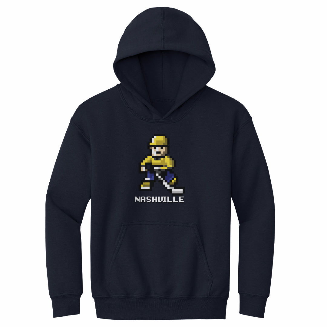 Nashville Hockey 8-bit WHT