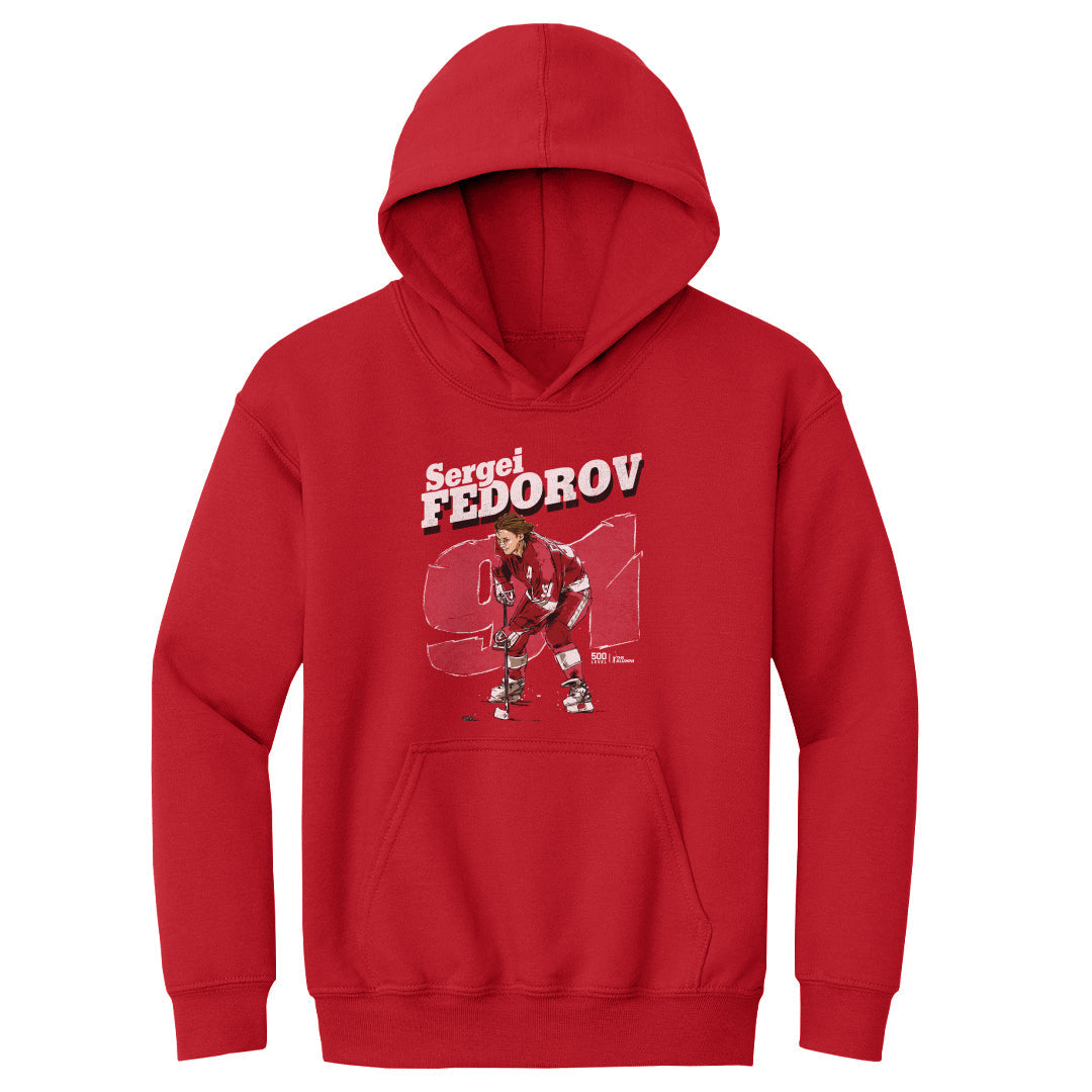 Sergei Fedorov Detroit Retro WHT
