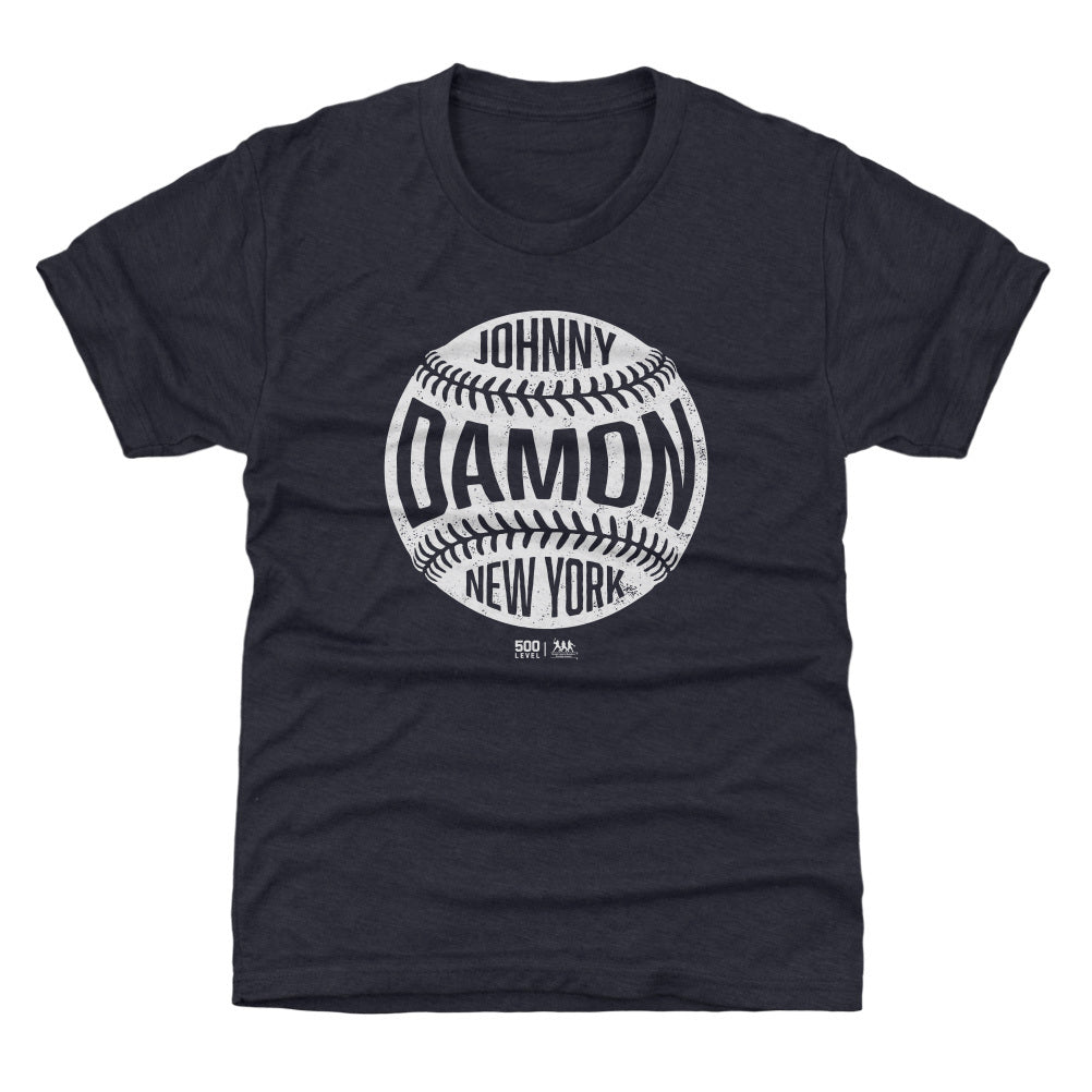 Johnny Damon New York Y Vintage Baseball WHT