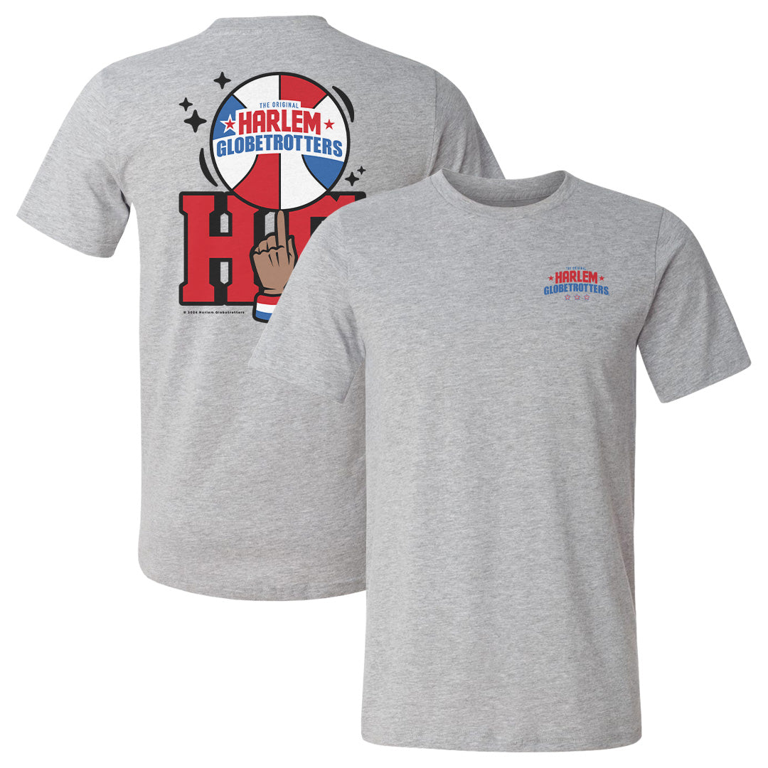 Harlem Globetrotters Spinning Ball F&B WHT