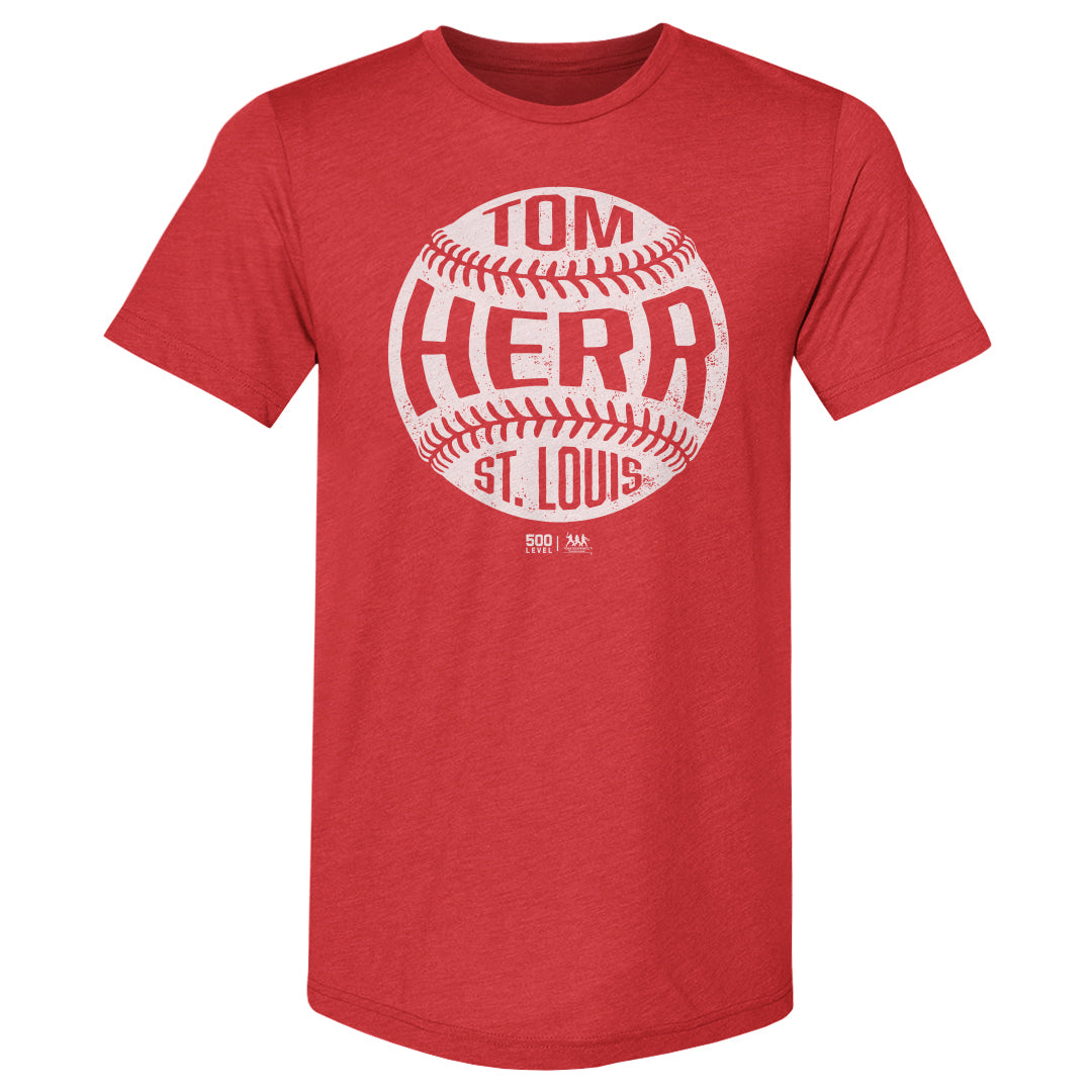 Tom Herr St. Louis Vintage Baseball WHT