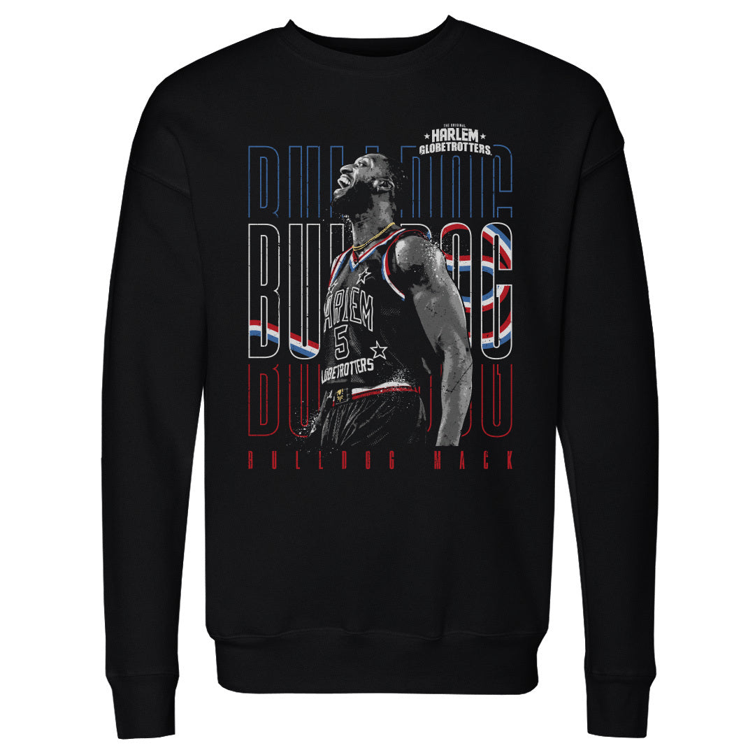 Bulldog Mack Harlem Globetrotters Outline Repeat WHT