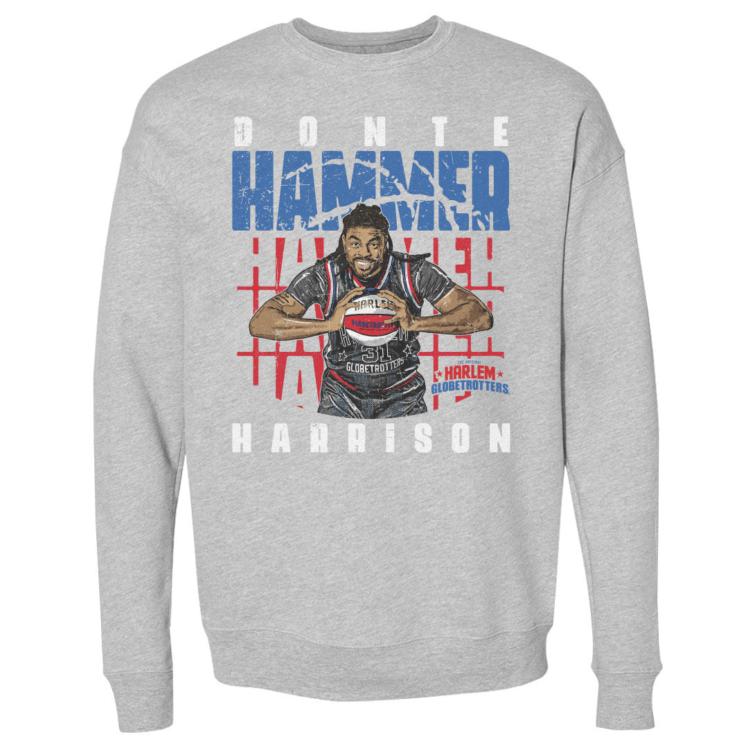 Hammer Harrison Harlem Globetrotters Pose WHT