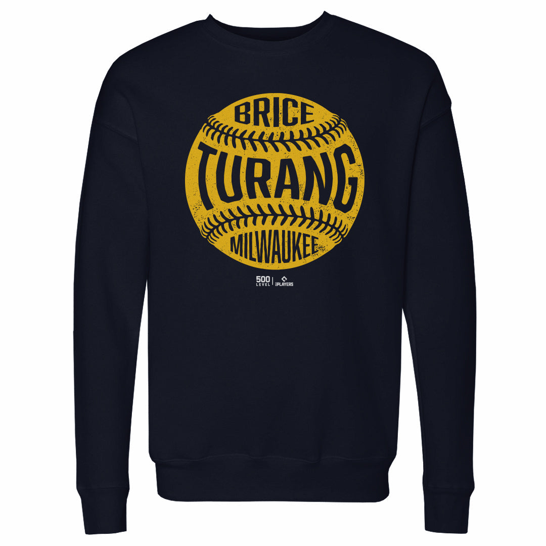 Brice Turang Milwaukee Vintage Baseball WHT