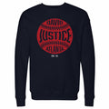 David Justice Atlanta Vintage Baseball WHT