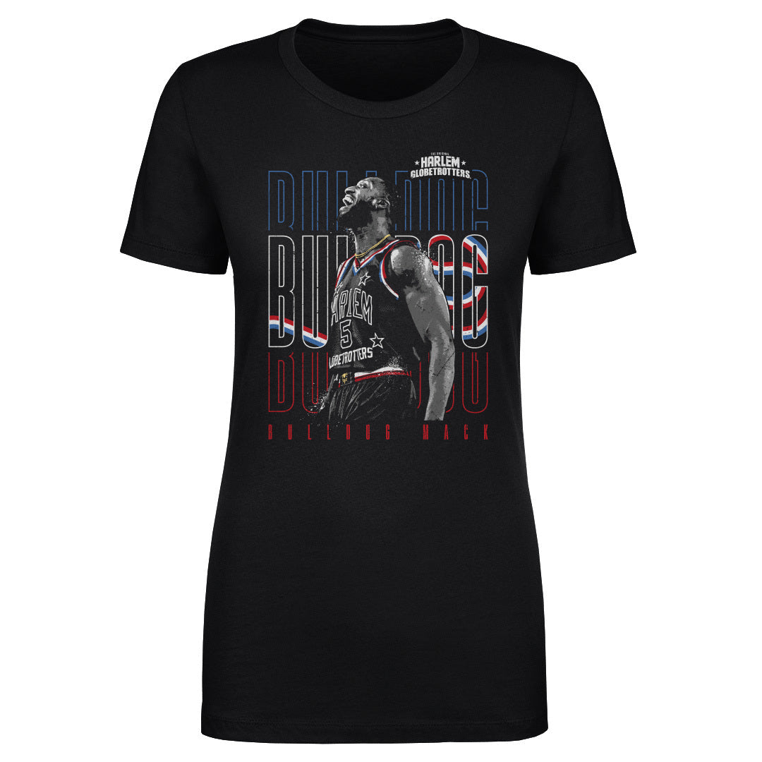 Bulldog Mack Harlem Globetrotters Outline Repeat WHT