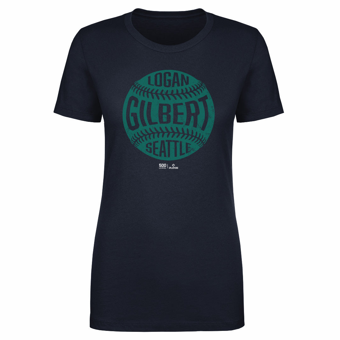 Logan Gilbert Seattle Vintage Baseball WHT
