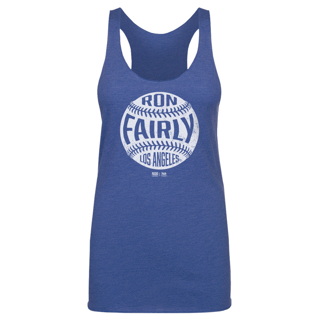 Ron Fairly Los Angeles D Vintage Baseball WHT