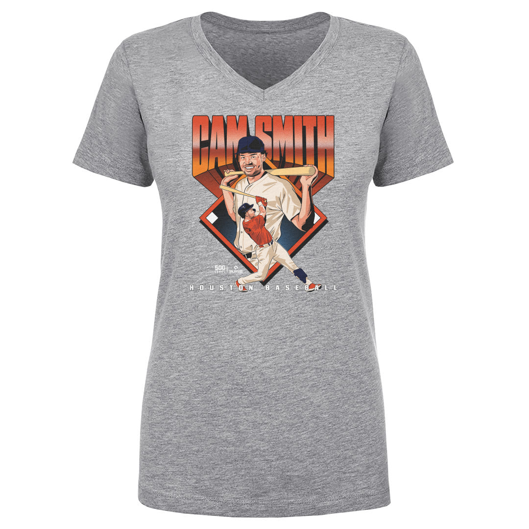 Cam Smith Houston Baseball Diamond WHT