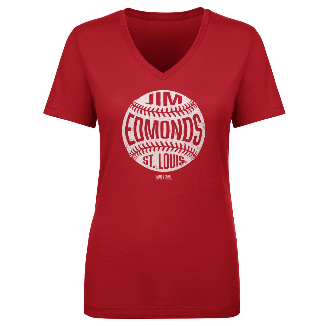 Jim Edmonds St. Louis Vintage Baseball WHT