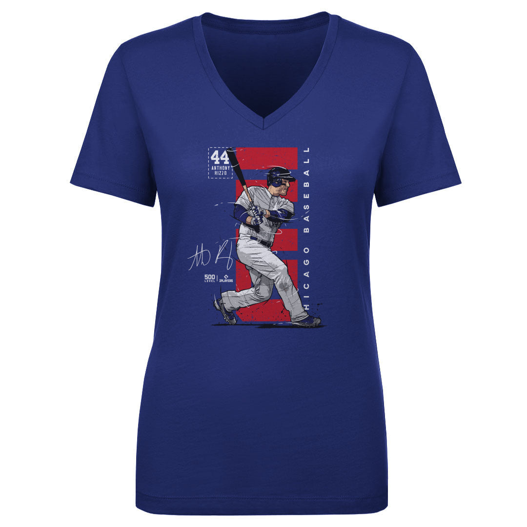 Anthony Rizzo Chicago C Vertical WHT