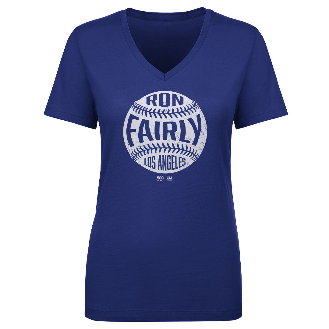 Ron Fairly Los Angeles D Vintage Baseball WHT