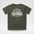 TIL DEATH DO WE RIDE TEE - OLIVE